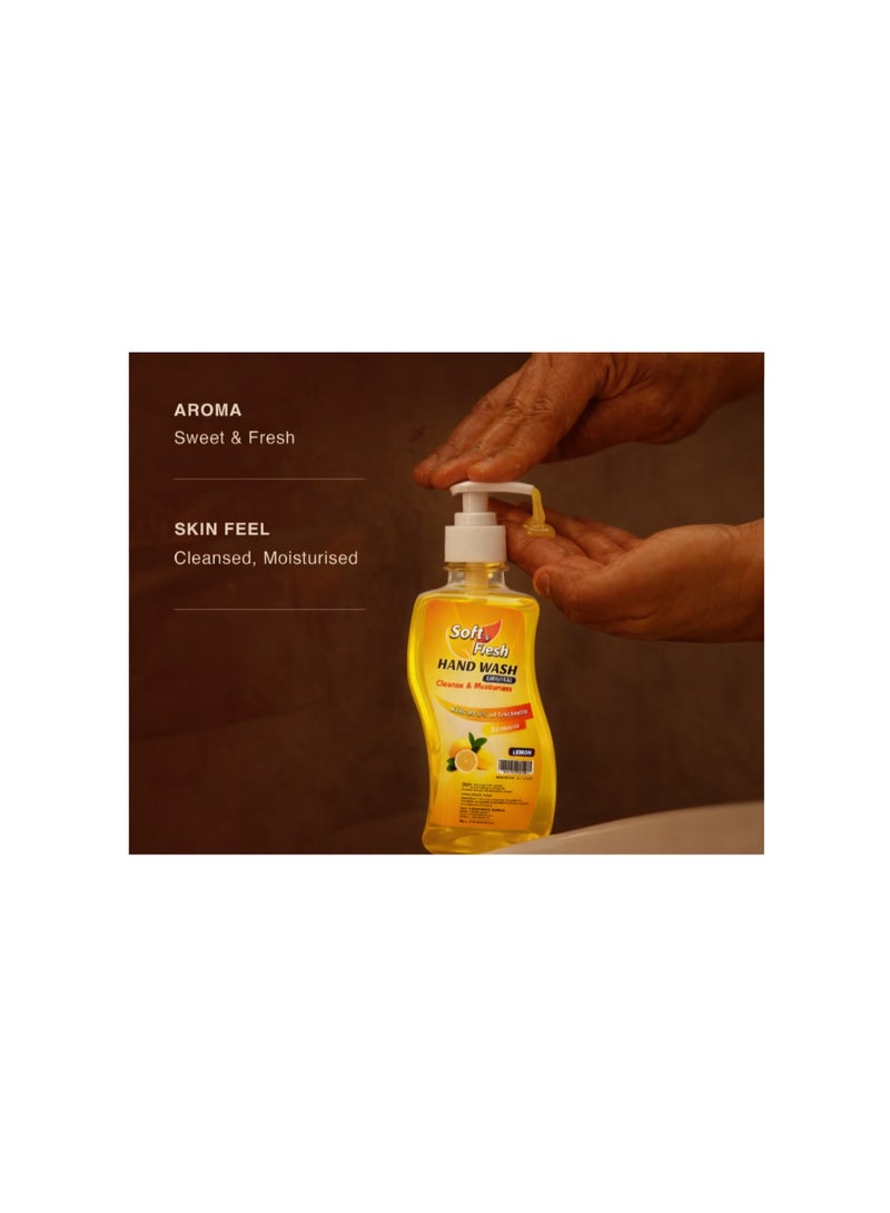 Soft & Fresh Lemon Liquid Hand Wash 5 L | Fresh Citrus Fragrance | Gentle Daily Hand Cleanser | Ideal for Home, Office & Commercial Use - Image 3